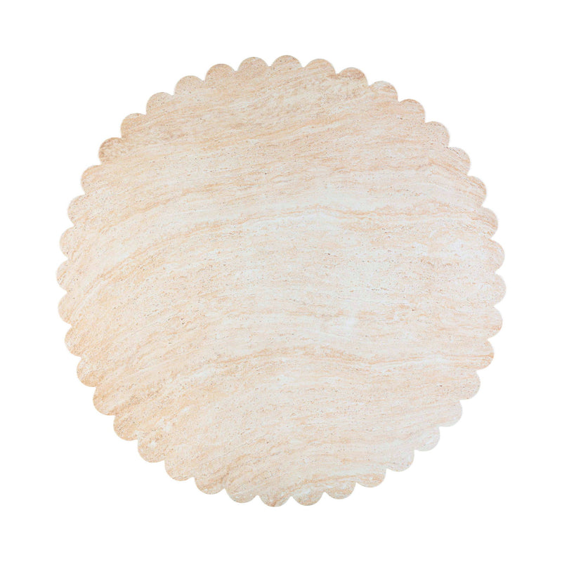 Blossom - Indoor / Outdoor Round Dining Table - Washed Travertine