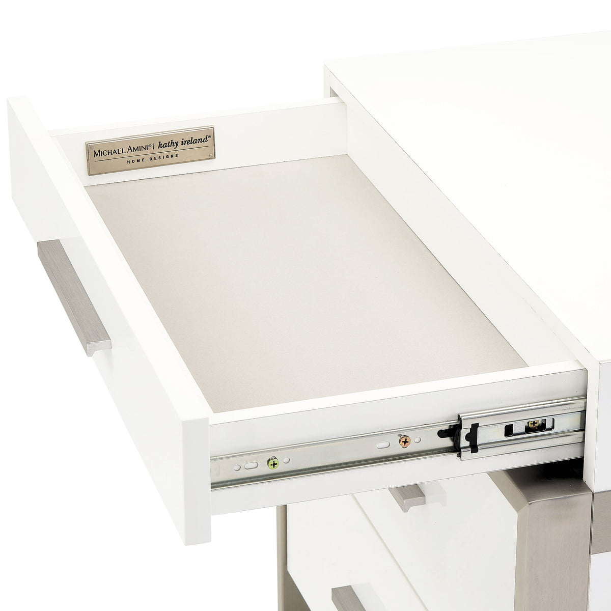 Marquee - Nightstand - Cloud White - R&R Furniture Gallery (Fountain Valley, CA)