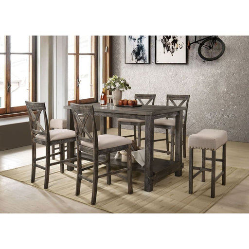 Martha II - Counter Height Table - R&R Furniture Gallery (Fountain Valley, CA)