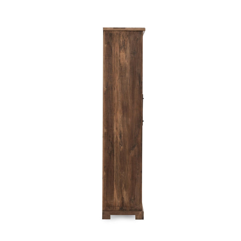 Zion - Reclaimed Wood Tall Cabinet - Natural - R&R Furniture Gallery (Fountain Valley, CA)