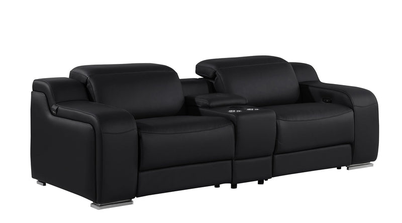 1116 - 7-Piece Modular Power Reclining Sofa, Loveseat & Chair Set In With 6 Power Recliners & Power Headrests