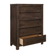 5 Drawer Chest, 1 Piece - Brown - R&R Furniture Gallery (Fountain Valley, CA)