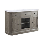 Zumala - Server - Marble Top & Weathered Oak - R&R Furniture Gallery (Fountain Valley, CA)
