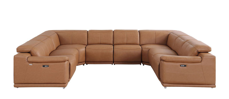 9762 - 8-Piece U-Shaped Sectional Sofa With 4 Power Recliners