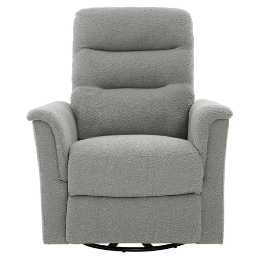Noble House massage recliner chair with swivel base and 8-point massage system, featuring padded armrests and plush upholstery.
