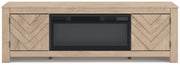 Cayboni - LG TV Stand With Fireplace Option - R&R Furniture Gallery (Fountain Valley, CA)