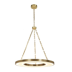 Newport - 1 Light LED Pendant - Brass