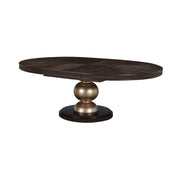 West Kensington - Oval Dining Table - Medium Espresso - R&R Furniture Gallery (Fountain Valley, CA)