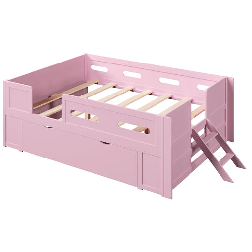 Platform Bed With Guardrail And Drawer - R&R Furniture Gallery (Fountain Valley, CA)