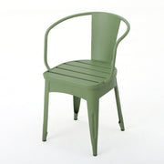 3 Piece Bistro Set With Table And 2 Chairs - Green - R&R Furniture Gallery (Fountain Valley, CA)