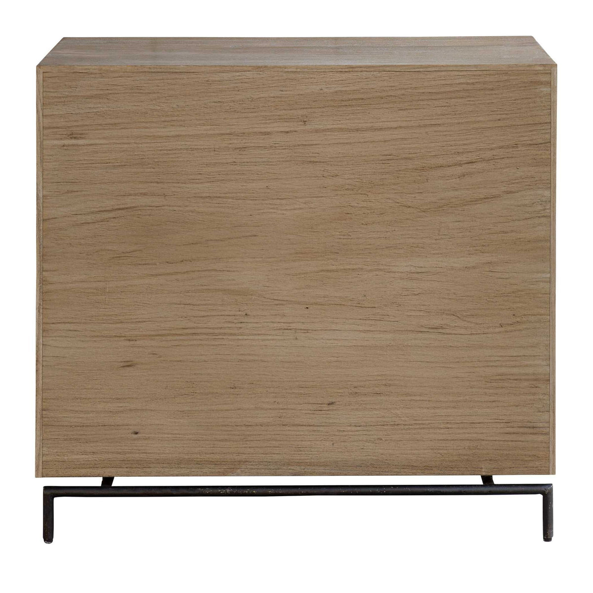 Millard - Curved 4 Drawer Chest - Woodtone