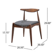 Dining Chairs With Ergonomic Backrest & Comfort Cushions (Set of 2) - R&R Furniture Gallery (Fountain Valley, CA)