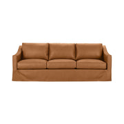 Classic Home Kipton upholstered stationary sofa with plush fabric, featuring a modern design and comfortable seating.