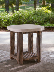 Dolan Creek - Square End Table - Beige / Brown - R&R Furniture Gallery (Fountain Valley, CA)
