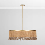 Andren - Pendant - Natural / Gold - R&R Furniture Gallery (Fountain Valley, CA)