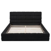 Upholstered Platform Bed With Headboard - R&R Furniture Gallery (Fountain Valley, CA)