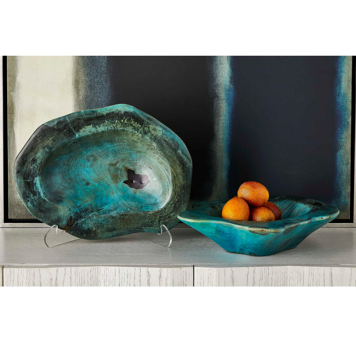 West Indies - Bowl - Blue / Green