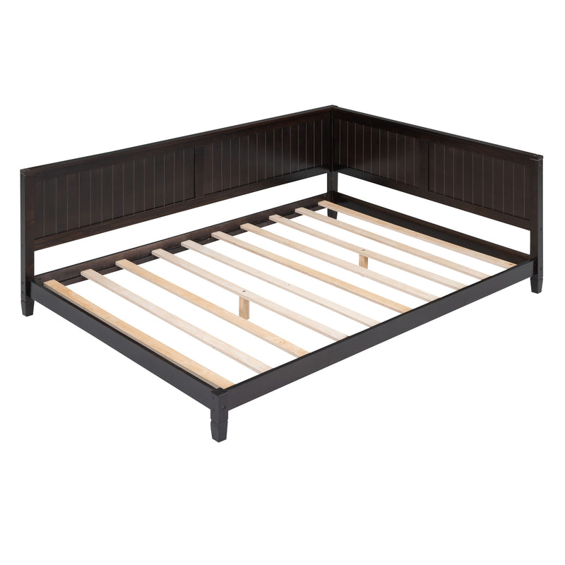 Modern DreamHaus daybed sofa bed with sleek design, featuring plush cushions and a wooden frame, perfect for living room decor.