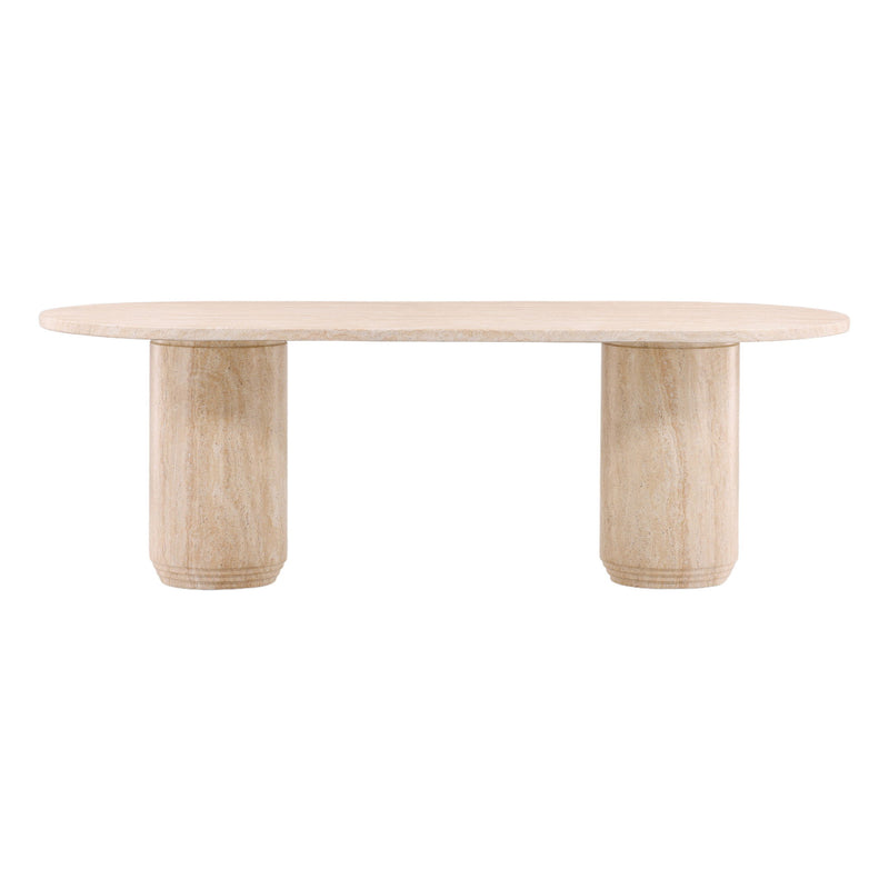 Jimenez - Outdoor Dining Table - Faux Travertine