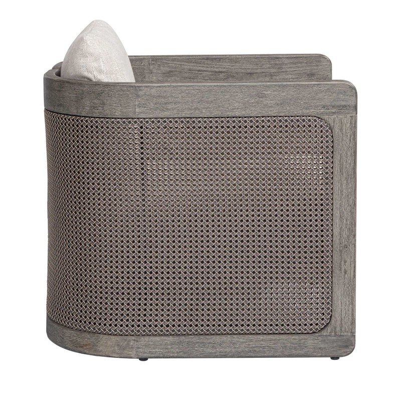 Dartmoor - Outdoor Barrel Chair - Weathered Gray