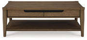 Roanhowe - Rectangular Cocktail Table - Brown - R&R Furniture Gallery (Fountain Valley, CA)