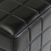 Carlo - Square Ottoman - R&R Furniture Gallery (Fountain Valley, CA)