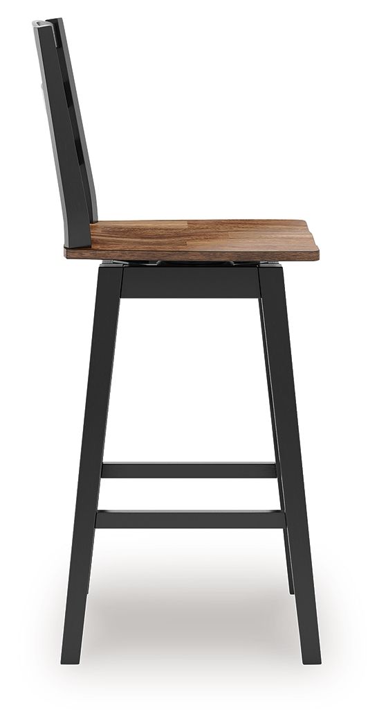 Wildenauer - Swivel Stool (Set of 2) - R&R Furniture Gallery (Fountain Valley, CA)