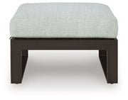 Beachloft - Ottoman With Cushion - Black / Gray - R&R Furniture Gallery (Fountain Valley, CA)