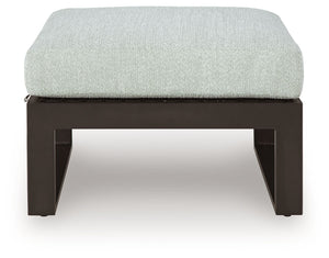 Beachloft - Ottoman With Cushion - Black / Gray - R&R Furniture Gallery (Fountain Valley, CA)