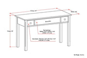 Avalon - Handcrafted Writing Office Desk - R&R Furniture Gallery (Fountain Valley, CA)