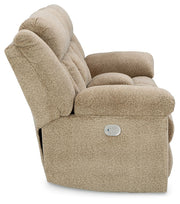 Tip-off - Power Reclining Loveseat With Console / Adj Headrest - R&R Furniture Gallery (Fountain Valley, CA)