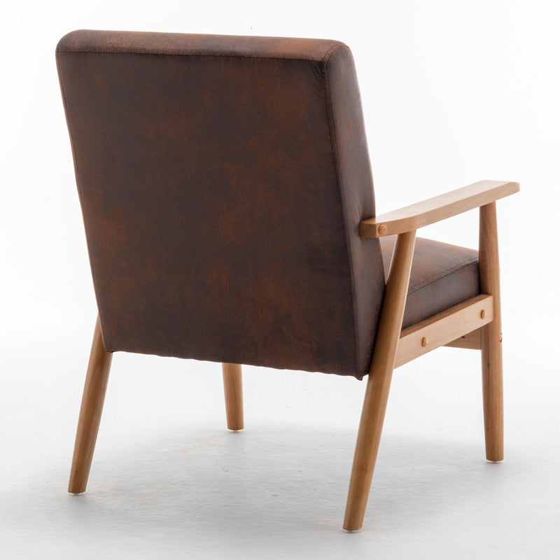 Wide Arm Chair - Brown - R&R Furniture Gallery (Fountain Valley, CA)