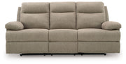 Side-Swipe - Reclining Sofa With Drop Down Table - R&R Furniture Gallery (Fountain Valley, CA)