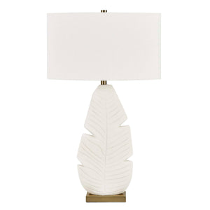 Palm Leaf - Table Lamp - White