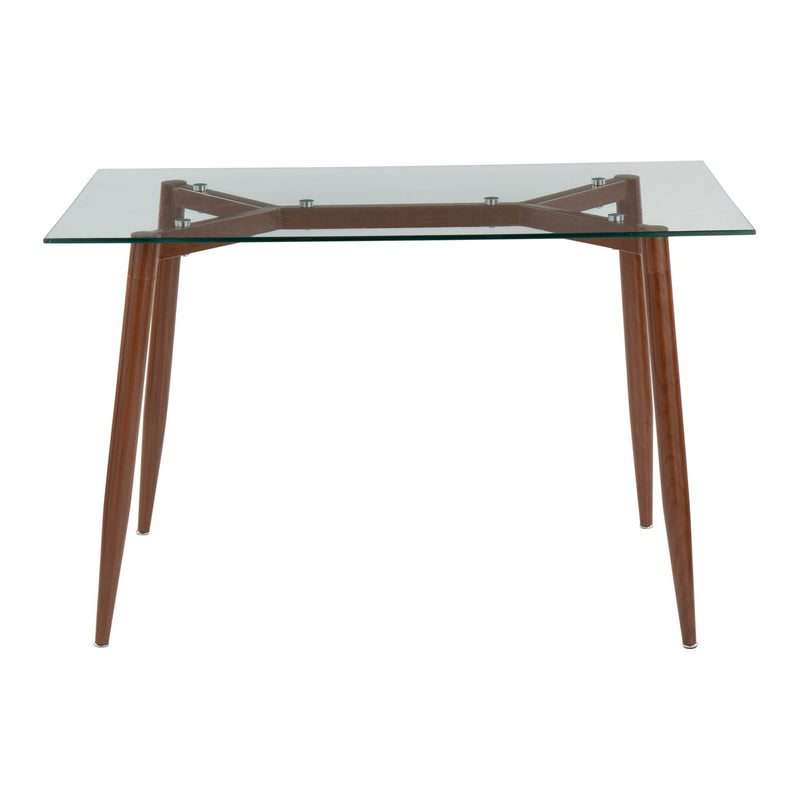 Contemporary Clara dining table by Lumi Source with sleek wooden surface and modern design for stylish dining spaces.