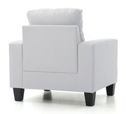 Glory Furniture accent club chair for relaxation with plush upholstery and stylish design, perfect for living room seating.