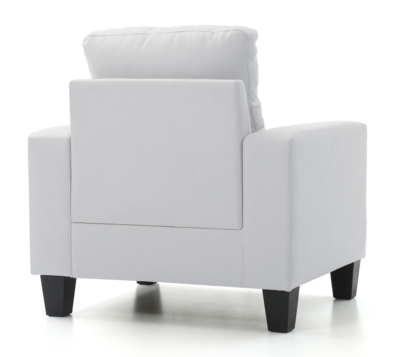 Glory Furniture accent club chair for relaxation with plush upholstery and stylish design, perfect for living room seating.