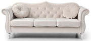 Glory Furniture Hollywood stationary sofa with plush upholstery and modern design, shown in a comfortable living room setting.