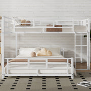Dreamland L-shaped bunk bed with safety features, showing sturdy wooden frame and space-saving design for kids' bedrooms.