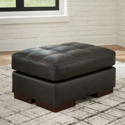 Luigi - Ottoman - Thunder - R&R Furniture Gallery (Fountain Valley, CA)
