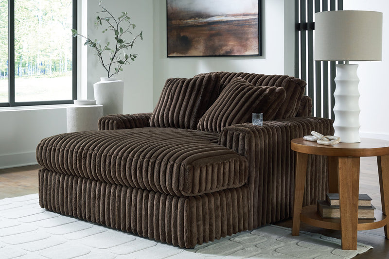 Midnight-Madness Oversized Chaise - R&R Furniture Gallery (Fountain Valley, CA)