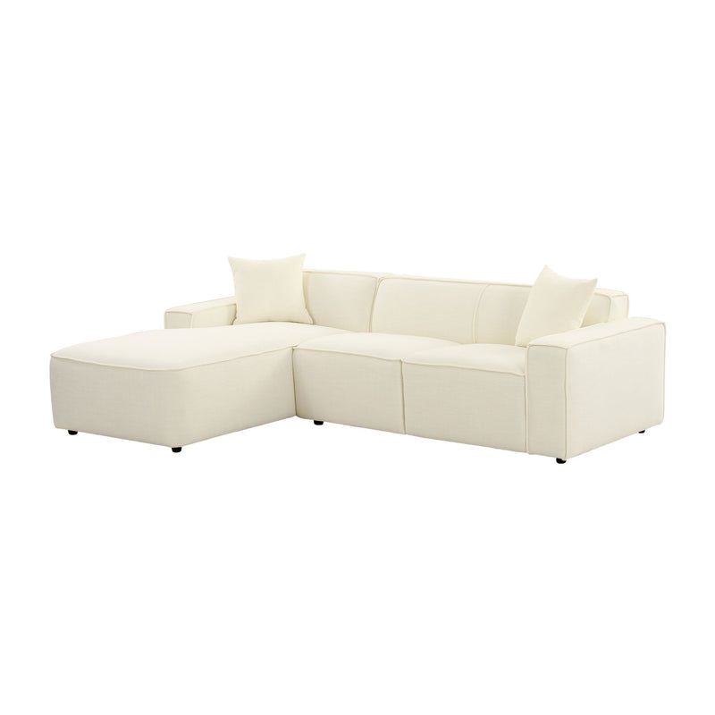 Olafur - Velvet Sectional - R&R Furniture Gallery (Fountain Valley, CA)