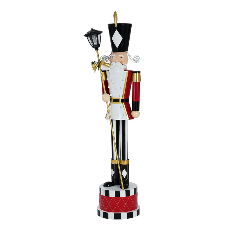Red Noble House Classic Nutcracker Christmas decor with timeless design and durable construction, perfect for holiday decoration.