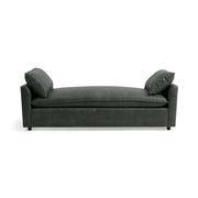 Backless Caplan daybed sofa by Classic Home featuring a sleek, modern design with plush upholstery and a minimalist style.