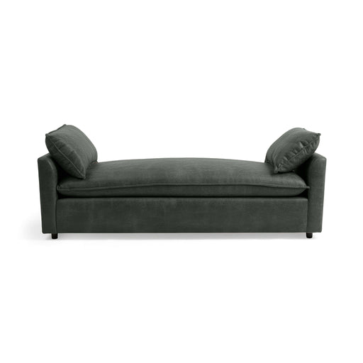 Backless Caplan daybed sofa by Classic Home featuring a sleek, modern design with plush upholstery and a minimalist style.