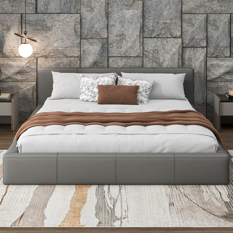 Stylish Upholstered Bed With Birch Wood Frame - R&R Furniture Gallery (Fountain Valley, CA)