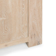 Classic Home Bristol 4-door buffet cabinet with wood finish and ample storage, featuring sleek doors and modern design.