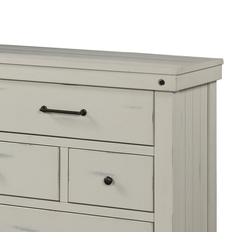 7 Drawer Dresser - White - R&R Furniture Gallery (Fountain Valley, CA)