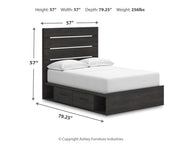 Hollivern - Panel Bed With Storage - R&R Furniture Gallery (Fountain Valley, CA)