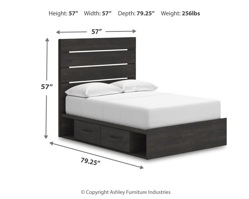 Hollivern - Panel Bed With Storage - R&R Furniture Gallery (Fountain Valley, CA)